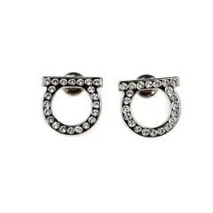 FERRAGAMO Salvatoreフェラガモ ガンチーニ ピアス シルバー イタリア正規品 760122696574 STRAS12 新品 レディースのサムネイル