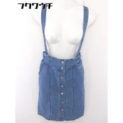 ◇ CECIL McBEE セシルマクビー 膝下丈 タイト デニム スカート サイズM ブルー レディース  【中古】 【1111090011384】