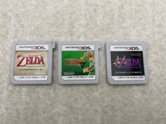 ゼルダの伝説　ニンテンドー3DSソフト3点