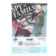 이치 반 쿠지 SPY × FAMILY -Lovely Ordinary Days- F상 클리어 파일 & 스티커 포저 집