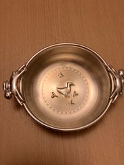Quilted Rabbit Bowl  Reed & Barton