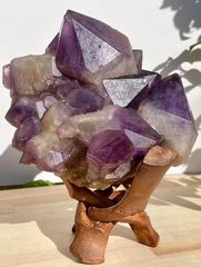 稀少　コンゴ大結晶　アメジストクラスター　2.5Kg天然石　玄関開運　置物　原石