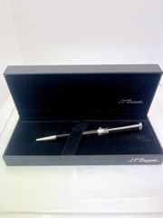 S.T. Dupont/エステーデュポン　リベルテ　ボールペン　シルバー/ブラック　MN105