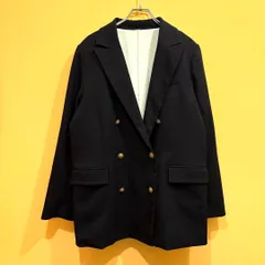 ミラオーウェン 金釦ダブルブレザーオーバージャケット ダークネイビー 1