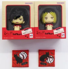 【中古】フィギュア るかっぷ 孤爪研磨＆黒尾鉄朗 ユニフォームVer. セット 「ハイキュー!!」 プレミアムバンダイ限定