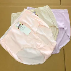 3枚セット レディースショーツ ハイウェイスト 深履き 美尻 綿100％ m l ll 3カラー選べる まとめ売り