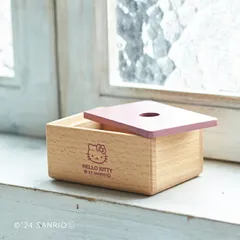 ハローキティ ミニケース(キティちゃん グッズ かわいい 大人 コレクション キティちゃんグッズ 小物入れ クリップ 輪ゴム 文具収納 文房具 収納 コットン 綿棒 ヘアピン ケース 収納ボックス)