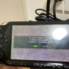 PSP本体 PSP1000 ブラック（バッテリー交換の必要あり）画面小傷あり
