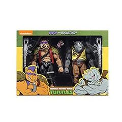 【中古】(非常に良い)ティーンエイジ・ミュータント・ニンジャ・タートルズ オリジナルシリーズ ネカ ターゲット限定 アクションフィギュア 2パック ビーバップ & ロ