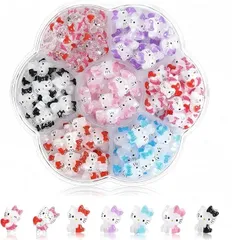 ネイルパーツ ネイルアートキティちゃんキャラクター 70個入り ５種類R977