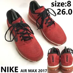 希少★NIKE AIR MAX 2017/ナイキ★スニーカー/ランニングシューズ【size:8/26.0/red/赤】849560-508/sneakers/Shoes/trainers◆sA-175<sale>