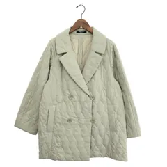 HIROKO BIS ヒロコビス ダブルボタンキルティングコート 大きいサイズ:13 Pコート/ジャケット    ベージュ レディース / 240001161144