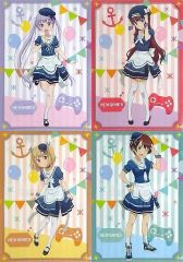[중고] 클리어 파일 집합 A4 클리어 파일 4장 세트 [NEW GAME!!×로손]