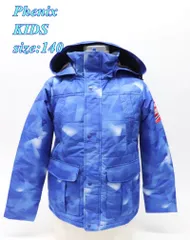 フェニックス ジュニア ジャケット Raugh Mili Boy's Jacket サイズ140 ブルー PS6G20T89 スポーツ トップス R2510-216のサムネイル