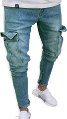 [LUXIA FILL] ルクシア フィル］ カーゴ パンツ ブルー S 紺 大きい ゆったり サイズ 長い 薄い ファッション 着痩せ ストレート 軽量 ズボン 中綿 部屋 ルーム 着 作業着 アウトドア サイクル 登山 ウォーキング ハ [ブルー] [S]