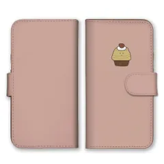 Galaxy A55 5G SC-53E ケース 手帳型 ギャラクシー A55 スマホケース 携帯ケース モンブラン 栗 ケーキ スイーツ デザート 可愛い シュール 面白い シンプル イラスト カラー02