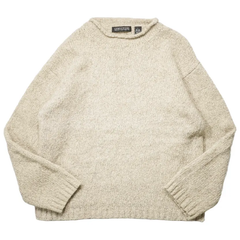00s- "STRUCTURE" Roll neck Knit Sweater