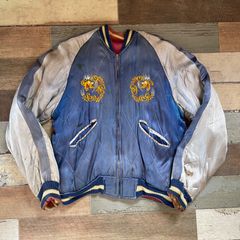 50s スカジャン　両A面　SPEED 襤褸　良サイズ　 スーベニアジャケット 50s スカジャン 両A面 SPEED 襤褸 良サイズ スーベニア