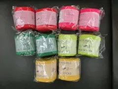 【TAKA41-34】【yrs様専用】◇未開封　きびす堂　『TAWARA　ちょびウール リバーシブル パイルクルーソックス　5色 10足セット』　まとめ売り　靴下　アカ　ローズピンク　グリーン　ライム　イエロー