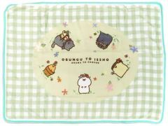 [중고] 안아 베개 커버·시트·블랭킷 집합 블랭킷 [이치반 쿠지 문구와 함께 꽃과 쵸초] B상