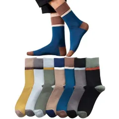 7足セット-3_23.0-28.0 cm [Cailin Kailun 靴下 メンズ 【抗菌 防臭 綿】10足セット 7足セット 綿 カラフルソックス アウトドアソックス カジュアル 24-27cm 吸汗 スポーツ ソックス ビジネス 綿