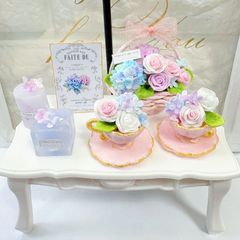 #570 ミニチュア　あじさいセット　＊㊱