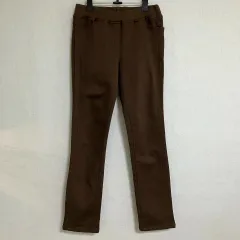 IZZAT BABA(イザットババ) バンディング 茶色 裏起毛 パンツ