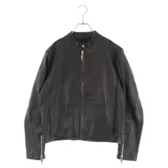 CHROME HEARTS (クロムハーツ) RACING2/レーシング2 ダガージップシングルライダースレザージャケット 国内ギャランティ付 カスタム品のサムネイル