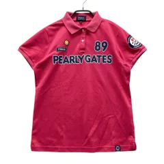 サイズ：2 PEARLY GATES パーリーゲイツ  半袖ポロシャツ ニコちゃん  ピンク系 [240101530888] ゴルフウェア レディース ストスト