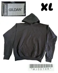 ギルダン スウェットパーカー ブラック 黒X L 古着