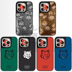 【ミラーケースMagSafe対応】ケースティファイ CASETiFY x Maison Kitsuné  スマホケース スマホケース iPhone16/16pro/16pro max/15/15pro/15pro max/14/14promax 8種選択
