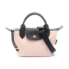 ロンシャン Longchamp ハンドバッグ ル プリアージュ エナジー XS L1500HSR542 ベージュ キャンバス レザー ル プリアージュ エナジー S トップハンドルバッグ レディース 新品