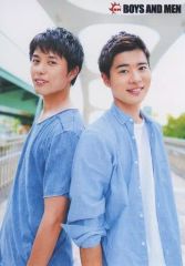 [중고]생 사진(남성) BOYS AND MEN/용상·츠지모토 타츠규/[TV 아사히·롯폰기 힐즈 SUMMER STATION](테마:여름)사진 세트