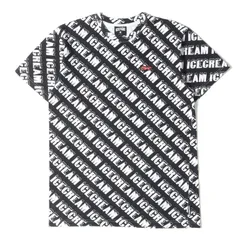BBC/ICE CREAM ビービーシー Tシャツ サイズ:M ブランドロゴ 全面プリント 半袖 クルーネック ブラック 黒 トップス ストリート カジュアル ブランドのサムネイル