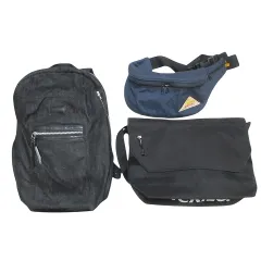 ケルティ KELTY ディッキーズ アックス×ビームス 3点セット おまとめ メンズバック ウエストポーチ リュックサック メッセンジャーバッグ ロゴ デニム コーデュラ 鞄 黒 紺 ■GY99 X