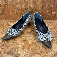 Pepita d'oro UNITED ARROWS レオパード柄 パンプス 23cm ビブラムソール ペピータドロ ユナイテッドアローズ ヒール Ladies 靴 ユーズド USED 古着のサムネイル