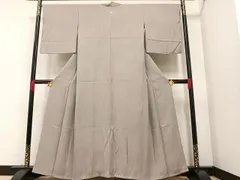 作家物 カラー胴裏 裄67 美しい地模様 一つ紋 色無地 正絹 T-2778 作家物 カラー胴裏 裄67 美しい地模様 一つ紋 色無地 正絹 T-