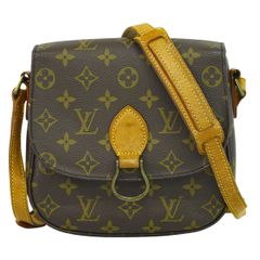 本物 ルイヴィトン LOUIS VUITTON LV サンクルー MM モノグラム ショルダーバッグ ポシェット ブラウン M51243 ビトン バッグ 中古 【フォロー割】