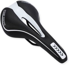 Calm Wish compatible road bike saddle, lightweight, cushioned, waterproof, suitable for mini velo, mountain bikes, and other bicycles. Comfortable and versatile (white).