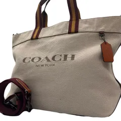 未使用級<!-利用不可文字-!>COACH 2way ショルダーバッグ キャンバス ユニセックス 2way ショルダーバッグ ハンドバッグ  トートバッグ キャンバス  大容量 A4サイズ収納可能 メンズ レディース CJ486