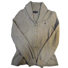 Ralph Lauren ラルフローレン　キッズ　kids グレー　160 カーディガン ショールカラー 子供服