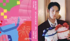 【中古】フォトフレーム・アルバム [単品] ミンギュ(SEVENTEEN) ハードカバーバインダー 「CD SPILL THE FEELS CARAT Ver.」 封入特典