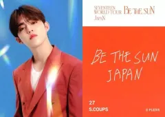 【中古】コレクションカード(男性) 27：SEVENTEEN/S.COUPS(エスクプス)/「SEVENTEEN WORLD TOUR [BE THE SUN] - JAPAN」フォトカード