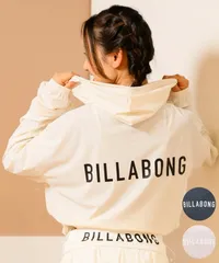 【ムラスポ公式】新品 BILLABONG ビラボンラッシュガード レディース パーカー ジップアップ ショート丈 バックプリント アクティブウェア UVカット BF013-890