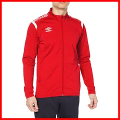 【在庫セール】軽量 防風 練習 ストレッチ 部活 吸汗 チーム ファスナー トレーニング 長袖 定番 サッカー 男女兼用 ジャージ 10色展開 [アンブロ]