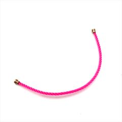超美品 Fred フレッド フォース10 MM ミディアム ケーブル ブレスレット アクセサリー ピンク k5930