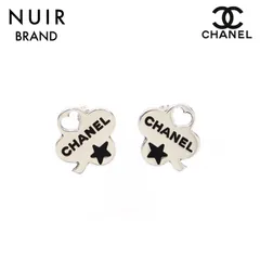 ⚪︎CHANEL シャネル ピアス 925 シルバー 片耳 CHANEL シャネル フープピアス ロゴ 925 シルバー ヴィンテージ