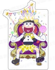 [중고] 종이제품(캐릭터) 14송 6개의 생일 축하 카드(봉투&씰 첨부) [오소마츠씨]