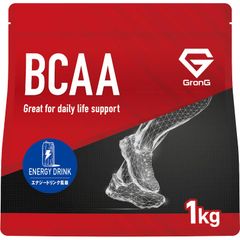 BCAA サプリ アミノ酸 1kg エナジードリンク風味 GronG（グロング）