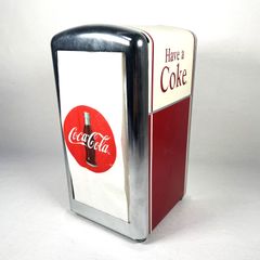 90s Coca Cola Napkin Dispenser　コカコーラ　ナプキンディスペンサー　90年代　箱付　アンティーク　ヴィンテージ　アメトイ